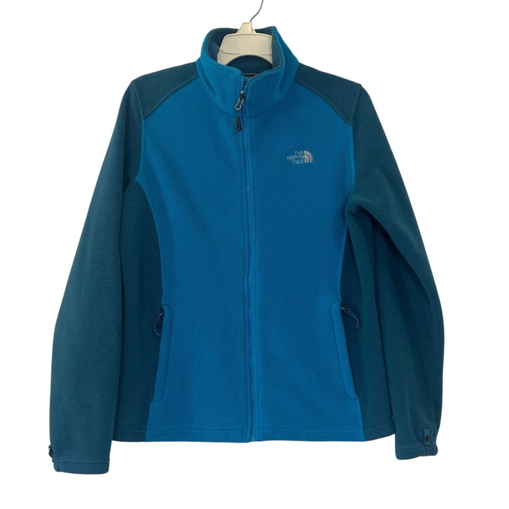 The North Face Teal Athletic Zip Up Jacket Womens Size Large